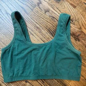 COPY - AQR Wide Strap Bra XL - green